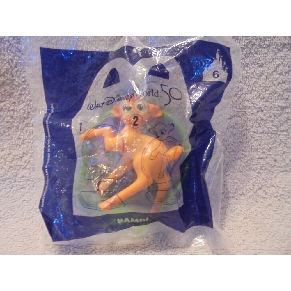 2021 McDONALD'S Disney's‎ 50th Anniversary Disney World HAPPY MEAL TOY #6 Bambi